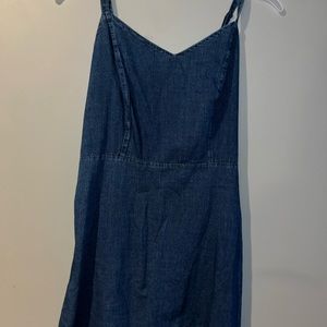 Old Navy Denim spaghetti strap dress